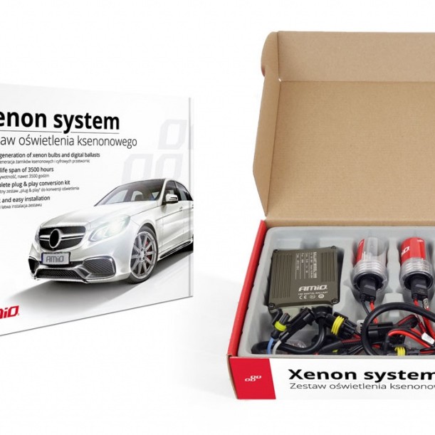 H4-3 6000K 12/24V BIXENON KIT XENON CANBUS BALLAST 35W AMiO - 1 ΤΕΜ.