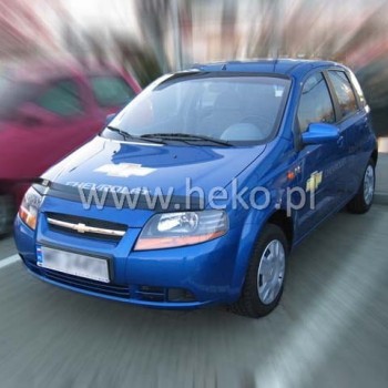 ΑΝΕΜΟΘΡΑΥΣΤΗΣ ΚΑΠΩ ΑΥΤΟΚΙΝΗΤΟΥ ΓΙΑ CHEVROLET AVEO 4D 2004-2006 ΑΠΟ ΕΥΚΑΜΠΤΟ ΦΙΜΕ ΠΛΑΣΤΙΚΟ HEKO - 1 ΤΕΜ.