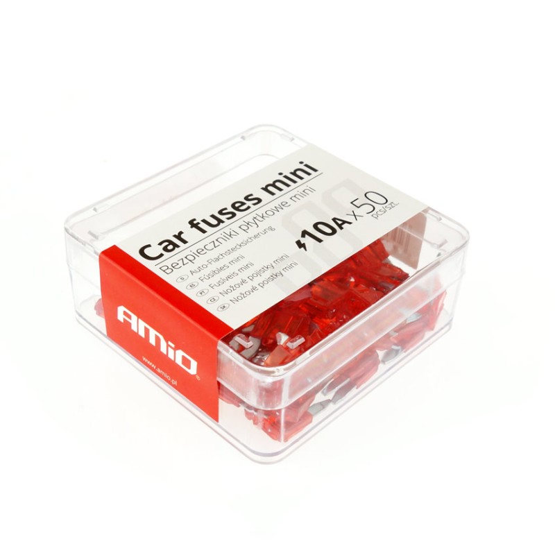 ΑΣΦΑΛΕΙΕΣ MINI 10A - ΚΟΥΤΙ 50ΤΕΜ