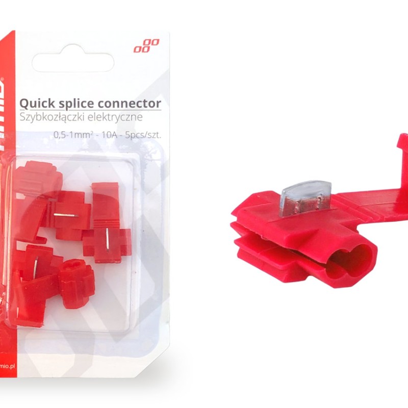 ΚΛΕΦΤΗΣ ΡΕΥΜΑΤΟΣ ΑΠΟ ΚΑΛΩΔΙΟ ΚΟΚΚΙΝΟ 10A - 5 ΤΕΜ.