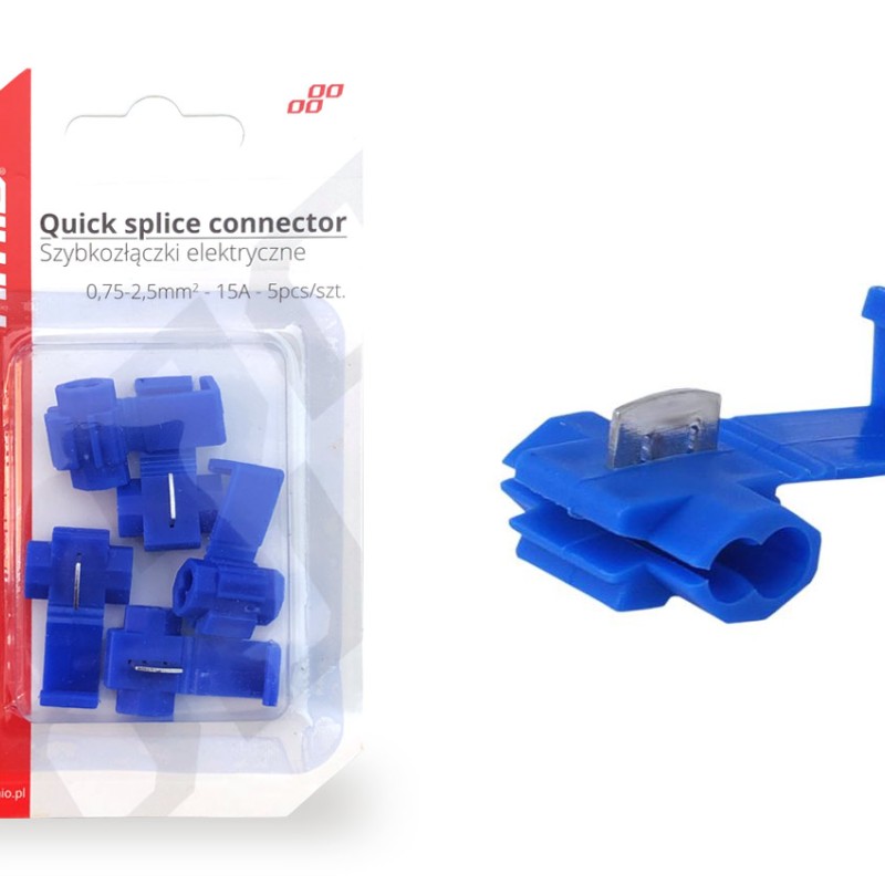 ΚΛΕΦΤΗΣ ΡΕΥΜΑΤΟΣ ΑΠΟ ΚΑΛΩΔΙΟ ΜΠΛΕ 15A - 5 ΤΕΜ.