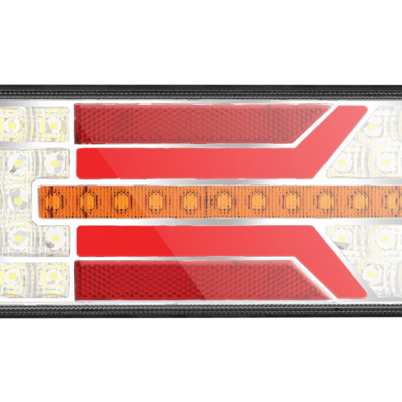ΦΑΝΑΡΙ ΠΙΣΙΝΟ RCL-01-LR 10-30V LED 236x104x40mm ΜΕ ΚΑΛΩΔΙΟ 1ΤΕΜ