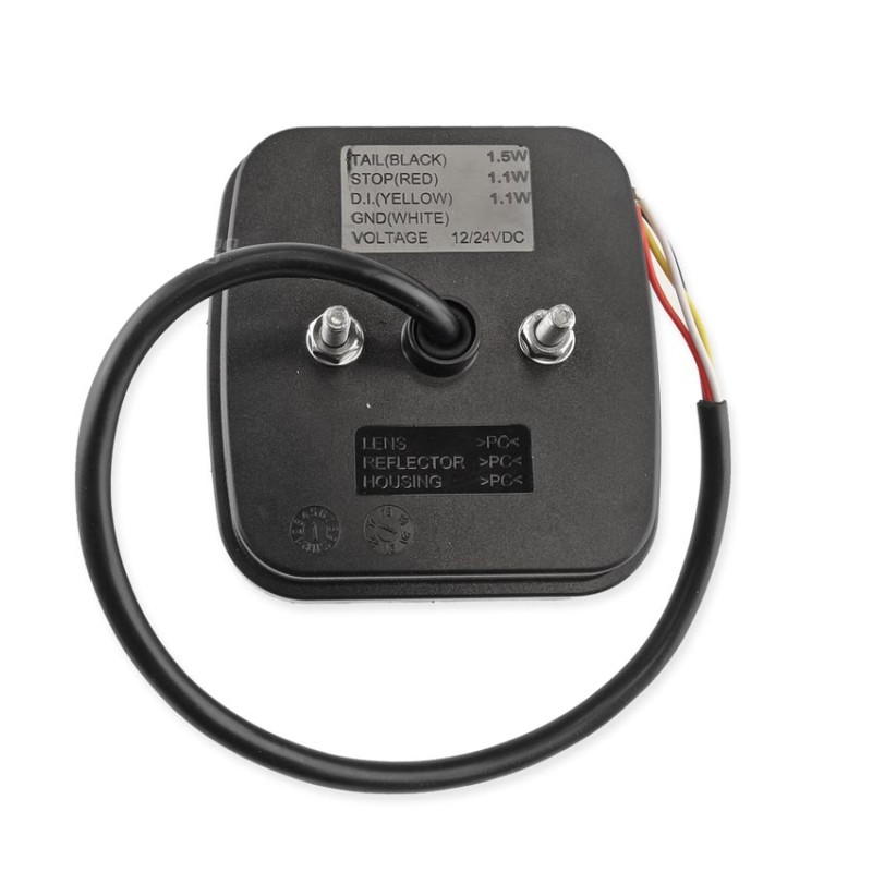 ΦΑΝΑΡΙ ΠΙΣΙΝΟ RCL-05-LR 10-30V LED 108x102x46mm ΜΕ ΚΑΛΩΔΙΟ 1ΤΕΜ