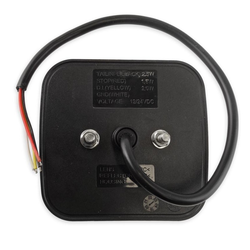 ΦΑΝΑΡΙ ΠΙΣΙΝΟ RCL-08-LR 10-30V LED 108x102x38mm ΜΕ ΚΑΛΩΔΙΟ 1ΤΕΜ