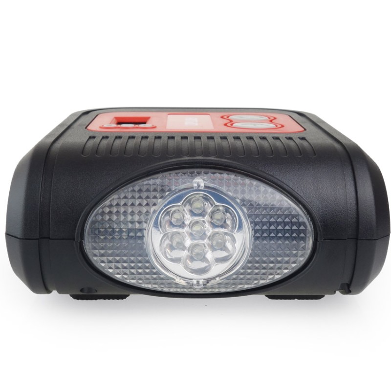 ΚΟΜΠΡΕΣΕΡ ΑΕΡΑ ΕΛΑΣΤΙΚΩΝ ΨΗΦΙΑΚΟ 12V 150psi 10bar ΜΕ LED ΦΑΚΟ & ΚΑΛΩΔΙΟ 300cm