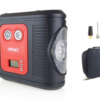 ΚΟΜΠΡΕΣΕΡ ΑΕΡΑ ΕΛΑΣΤΙΚΩΝ ΨΗΦΙΑΚΟ 12V 150psi 10bar ΜΕ LED ΦΑΚΟ & ΚΑΛΩΔΙΟ 300cm