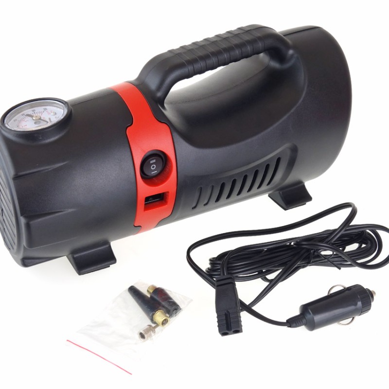 ΚΟΜΠΡΕΣΕΡ ΑΕΡΑ ΕΛΑΣΤΙΚΩΝ 230/12V 150psi 10bar ΜΕ ΦΙΣ ΑΝΑΠΤΗΡΑ & LED ΦΑΚΟ & ΚΑΛΩΔΙΟ