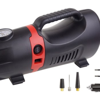 ΚΟΜΠΡΕΣΕΡ ΑΕΡΑ ΕΛΑΣΤΙΚΩΝ 230/12V 150psi 10bar ΜΕ ΦΙΣ ΑΝΑΠΤΗΡΑ & LED ΦΑΚΟ & ΚΑΛΩΔΙΟ