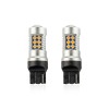 WY21W T20 12/24V 6,2W 800lm LED 24xSMD3030 CAN-BUS ΚΙΤΡΙΝΟ 18x56mm 2ΤΕΜ.