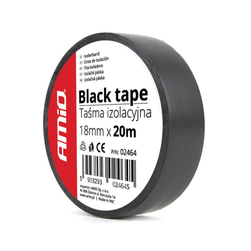 ΜΟΝΩΤΙΚΗ ΤΑΙΝΙΑ ΜΑΥΡΗ 19MM - 20M