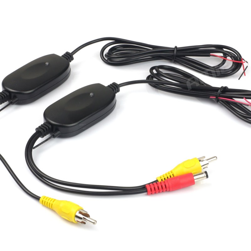 ΚΑΛΩΔΙΟ ΣΥΝΔΕΣΗΣ RCA ΜΕ ΠΟΜΠΟ & ΔΕΚΤΗ 12V 2.4Ghz (ΓΙΑ ΑΣΥΡΜΑΤΗ ΣΥΝΔΕΣΗ ΚΑΜΕΡΑΣ & ΟΘΟΝΗΣ)