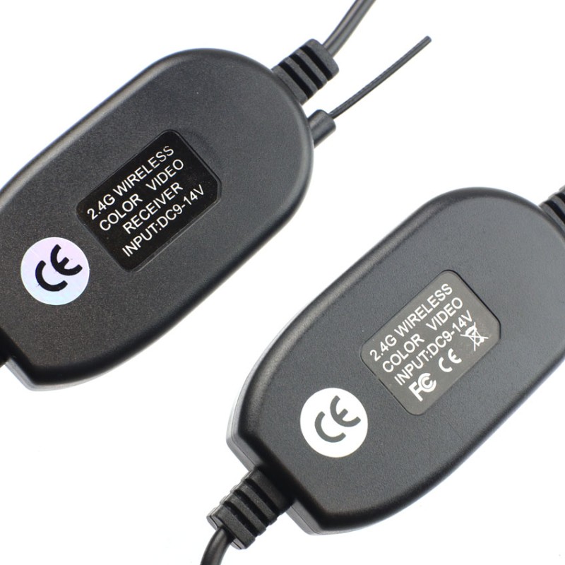 ΚΑΛΩΔΙΟ ΣΥΝΔΕΣΗΣ RCA ΜΕ ΠΟΜΠΟ & ΔΕΚΤΗ 12V 2.4Ghz (ΓΙΑ ΑΣΥΡΜΑΤΗ ΣΥΝΔΕΣΗ ΚΑΜΕΡΑΣ & ΟΘΟΝΗΣ)