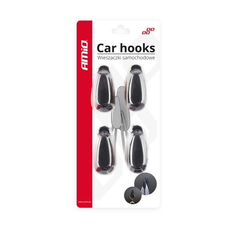 ΠΛΑΣΤΙΚΕΣ ΚΡΕΜΑΣΤΡΕΣ ΑΥΤΟΚΟΛΛΗΤΕΣ 18x13x43mm 4ΤΕΜ