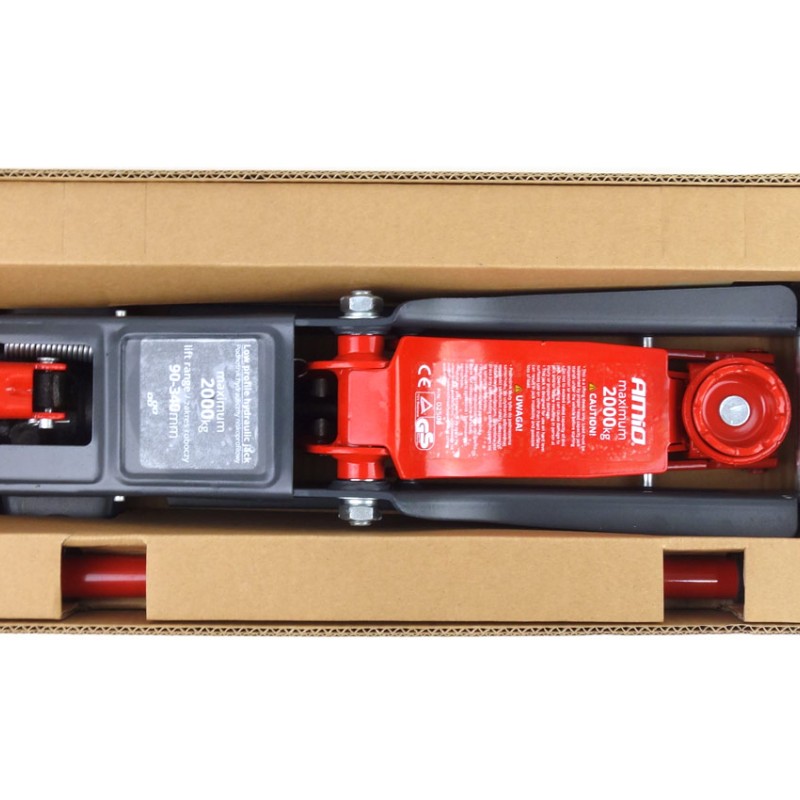 ΓΡΥΛΟΣ ΥΔΡΑΥΛΙΚΟΣ ΜΕ ΡΟΔΕΣ 2.000KG (ΥΨΟΣ 90-340mm) AMIO -1 ΤΕΜ.