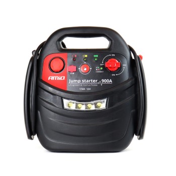 ΕΚΚΙΝΗΤΗΣ ΜΠΑΤΑΡΙΑΣ STARTER 4 ΣΕ 1 17Ah 12V DC 300A (700A max) 250PSI ΜΕ ΚΟΜΠΡΕΣΕΡ ΑΕΡΑ / ΜΑΝΟΜΕΤΡΟ / 3 LED / 2 ΠΡΙΖΕΣ 12V / 1 ΘΥΡΑ USB 5V 2,1A SENA ΓΙΑ ΒΕΝΖΙΝΗ ΚΑΙ DIESEL AMiO - 1 ΤΕΜ.
