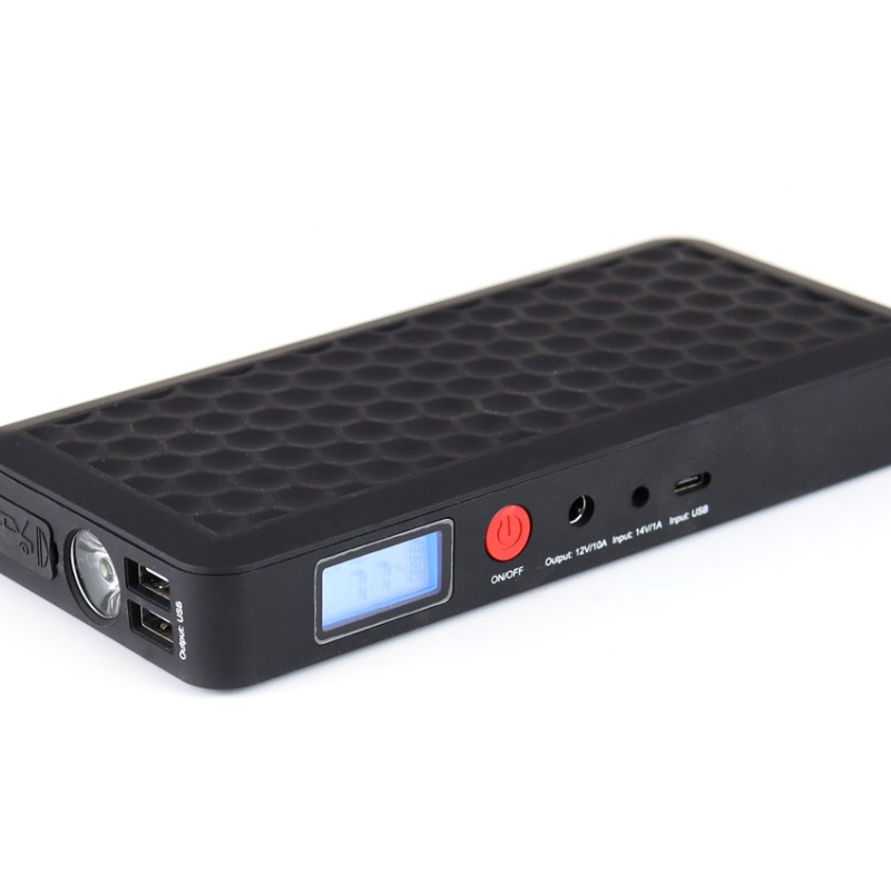 ΕΚΚΙΝΗΤΗΣ ΜΠΑΤΑΡΙΑΣ - STARTER POWERBANK / BOOSTER / STARTER SJ-02 12V  800A ΜΕ ΟΘΟΝΗ LCD ΑΜΙΟ - 1 ΤΕΜ.