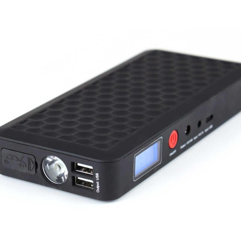 ΕΚΚΙΝΗΤΗΣ ΜΠΑΤΑΡΙΑΣ - STARTER POWERBANK / BOOSTER / STARTER SJ-02 12V  800A ΜΕ ΟΘΟΝΗ LCD ΑΜΙΟ - 1 ΤΕΜ.