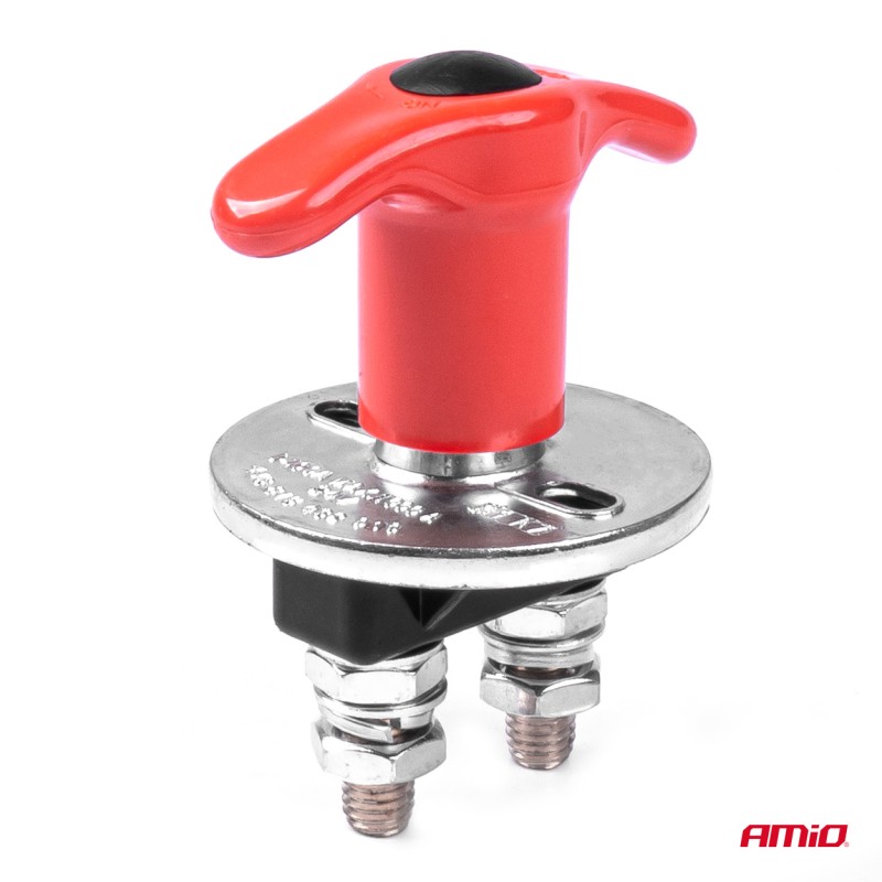 ΚΕΝΤΡΙΚΟΣ ΔΙΑΚΟΠΤΗΣ ΜΠΑΤΑΡΙΑΣ ΓΕΝΙΚΟΥ ΡΕΥΑΜΤΟΣ 12/24V 200A (KILLER SWITCH) ΑΜΙΟ - 1 ΤΕΜ.