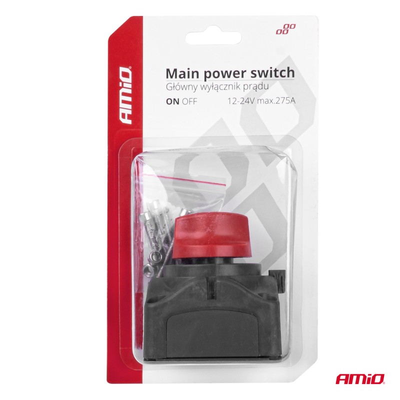 ΔΙΑΚΟΠΤΗΣ POWER-OFF ΓΕΝΙΚΟΥ ΡΕΥΜΑΤΟΣ ΜΠΑΤΑΡΙΑΣ ΣΕ ΒΑΣΗ 12-24V 275A ΑΜΙΟ - 1 ΤΕΜ.