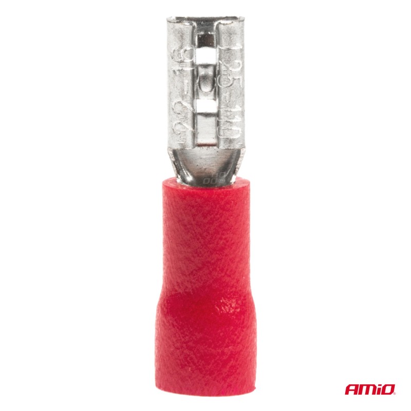 ΦΙΣΑΚΙΑ ΘΗΛΥΚΑ ΚΟΚΚΙΝΑ FDD1 1,25-110 /10A/ 3,8mm ΑΜΟ - 10 ΤΕΜ.