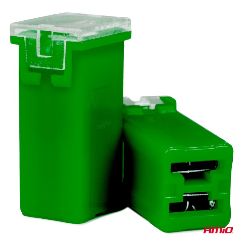 ΑΣΦΑΛΕΙΕΣ JapVal PAL ΜΙΝΙ 14mm ΘΗΛΥΚΕΣ 40A ΣΕ ΠΡΑΣΙΝΟ ΧΡΩΜΑ AMIO - 2 Τεμ.