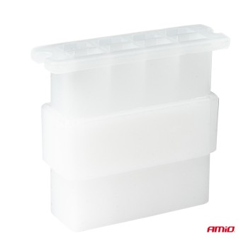 ΦΙΣΑ ΣΥΝΔΕΣΗΣ ΚΑΛΩΔΙΩΝ 8 ΥΠΟΔΟΧΩΝ ΜΕ ΠΛΑΣΤΙΚΟ ΚΟΥΜΠΩΜΑ AMIO - 1 σετ.