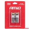 ΛΑΜΠΑΚΙΑ T10 W5W 12/24V 6.000K 4xSMD LED FULL CAN-BUS ΛΕΥΚΟ 3030 PRO SERIES AMIO - 2 Τεμ.