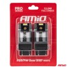 ΛΑΜΠΑΚΙΑ P27/7W 3157 12/24V 6.000K 2xSMD LED FULL CAN-BUS ΛΕΥΚΟ PRO SERIES AMIO - 2 Τεμ.