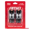 ΛΑΜΠΑΚΙΑ W21/5W 7443 12/24V 6.000K 2xSMD LED FULL CAN-BUS ΚΟΚΚΙΝΟ PRO SERIES  AMIO - 2 Τεμ.