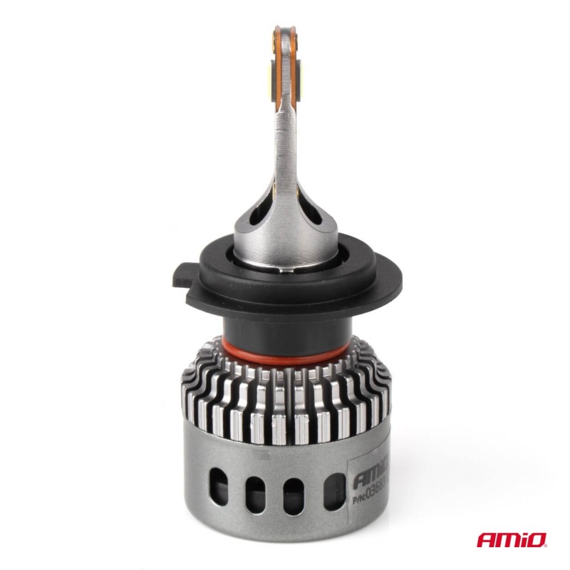 ΛΑΜΠΕΣ H7 9>16V 6.000K 5.400lm 60W K3 SERIES LED CAN-BUS(ΜΕ ΨΥΚΤΡΑ) AMIO - 2 Τεμ.