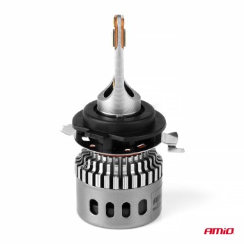 ΛΑΜΠΕΣ H7-1 9>16V 6.000K 5.400lm 60W K3 SERIES LED CAN-BUS (ΜΕ ΨΥΚΤΡΑ) AMIO - 2 Τεμ.