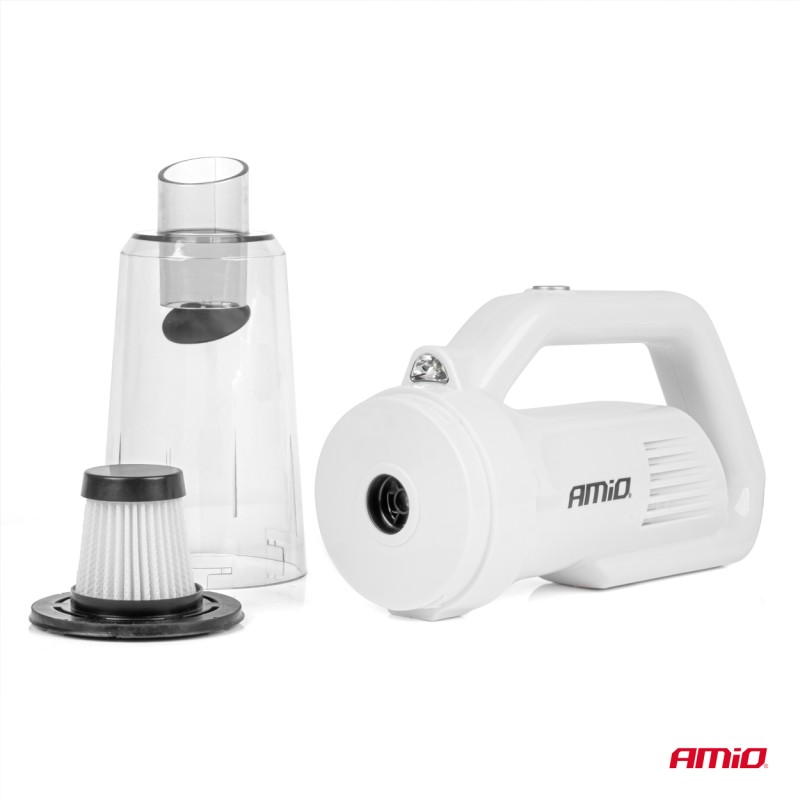 ΣΚΟΥΠΑΚΙ ΗΛΕΚΤΡΙΚΟ 12V ΜΕ 3 ΑΞΕΣΟΥΑΡ ΚΑΘΑΡΙΣΜΟΥ ΜΕ ΦΙΣ ΑΝΑΠΤΗΡΑ ΚΑΙ ΚΑΛΩΔΙΟ 12V 60W AMIO - 1 Τεμ.