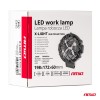 ΠΡΟΒΟΛΕΑΣ ΕΡΓΑΣΙΑΣ ΣΤΡΟΓΓΥΛΟΣ X-LIGHT 5.500lm 9>36V 60W 6.000K 9 led Φ170x170x65mm 4 ΧΡΗΣΕΩΝ ΑΜΙΟ - 1 ΤΕΜ.