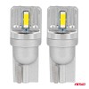 ΛΑΜΠΑΚΙΑ LED T10 W5W 12/24V LED 2x1860SMD STANDARD ΛΕΥΚΑ ΑΜΙΟ - 2 ΤΕΜ.