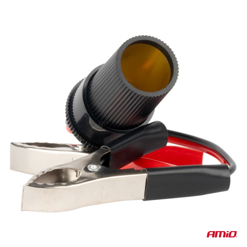 ΥΠΟΔΟΧΗ ΓΙΑ ΦΙΣ ΑΝΑΠΤΗΡΑ ΜΕ ΚΡΟΚΟΔΕΙΛΑΚΙΑ 12/24V 15cm ΑΜΙΟ - 1 ΤΕΜ.