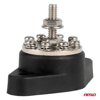 ΤΕΡΜΑΤΙΚΟ ΑΚΡΟΔΕΚΤΩΝ ΜΟΝΟ 8 ΠΟΛΩΝ 160Α 48V AMIO - 1 Τεμ.