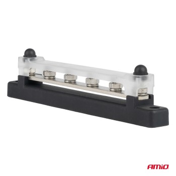 ΜΠΑΡΑ ΚΑΛΩΔΙΩΝ / ΤΕΡΜΑΤΙΚΟ 4 ΘΕΣΕΩΝ M6 max 48V  AMIO - 1 Τεμ.