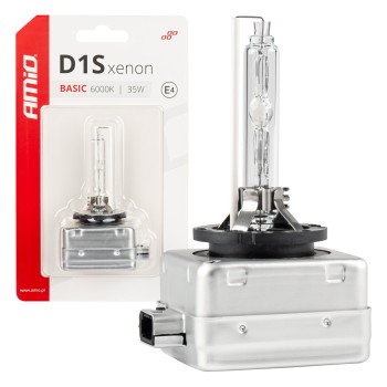 ΑΝΤΑΛΛΑΚΤΙΚΗ ΛΑΜΠΑ ΧΕΝΟΝ BASIC D1S 12V 6.000k 35W BLISTER CARD AMIO - 1 ΤΕΜ.