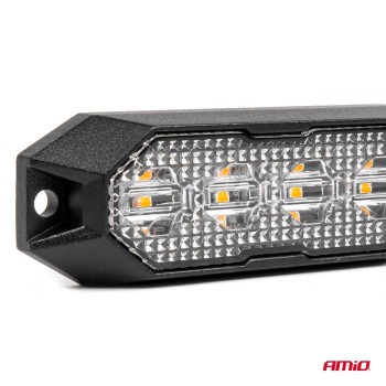 ΣΤΡΟΜΠΟ 12/24V 4xSMD LED 12W (4x3W) R65 R10 IP6K9K 95x30mm ΑΜΙΟ - 1 ΤΕΜ.