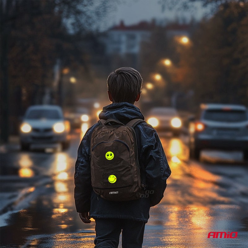 ΑΝΑΚΛΑΣΤΙΚΑ ΑΥΤΟΚΟΛΛΗΤΑ PVC ΧΑΜΟΓΕΛΑΣΤΕΣ ΦΑΤΣΕΣ/SMILES AMIO - 4 τεμ.