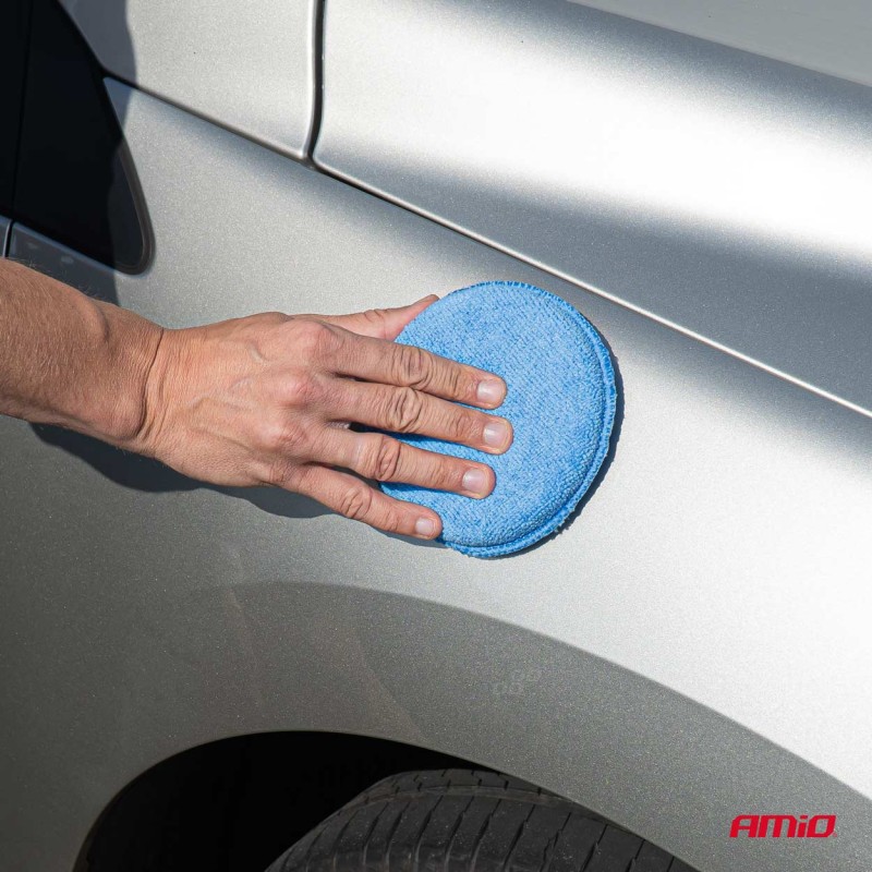 ΣΦΟΥΓΓΑΡΙΑ ΓΥΑΛΙΣΜΑΤΟΣ ΧΕΙΡΟΣ ΜΙΚΡΟΦΙΜΠΡΑ 120mm AMIO - 2 τεμ.