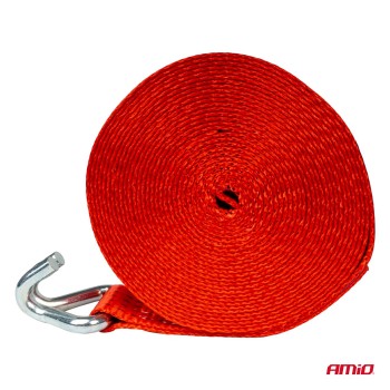 ΙΜΑΝΤΑΣ ΔΕΣΙΜΑΤΟΣ  ΜΕ ΔΙΠΛΟ ΓΑΝΤΖΟ  ΜΕΤΑΛΛΙΚΟ 11,60m 5000KG 50mm ΚΟΚΚΙΝΟΣ AMIO - 1 τεμ.