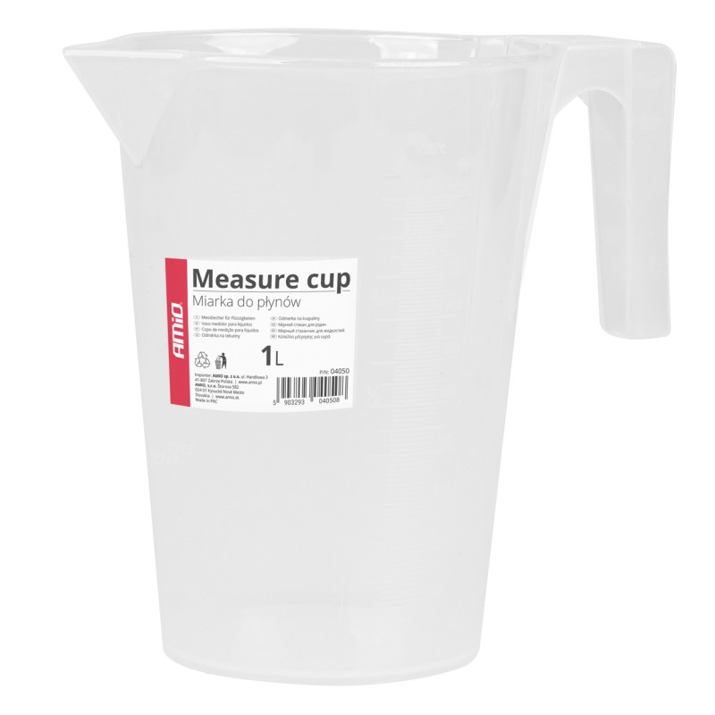 ΚΑΝΑΤΑ ΠΛΑΣΤΙΚΗ 1 ΛΙΤΡΟΥ ΜΕ ΔΟΣΟΜΕΤΡΗΤΗ ΑΜΙΟ - 1 ΤΕΜ.