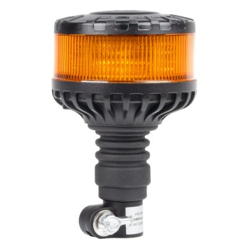 ΦΑΡΟΣ HEAVY DUTY W28P 12/24V 16LED ΕΛΑΣΤΙΚΟΣ ΒΙΔΩΤΟΣ ΠΟΡΤΟΚΑΛΙ Υ169mm Φ110mm AMIO - 1 τεμ.