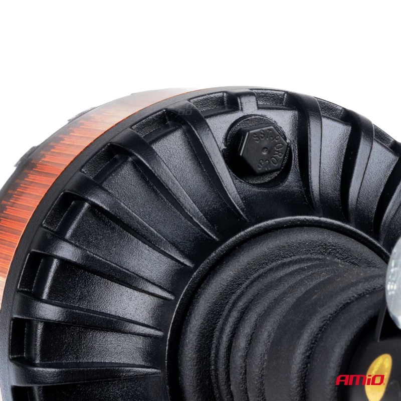 ΦΑΡΟΣ HEAVY DUTY W28P 12/24V 16LED ΕΛΑΣΤΙΚΟΣ ΒΙΔΩΤΟΣ ΠΟΡΤΟΚΑΛΙ Υ169mm Φ110mm AMIO - 1 τεμ.