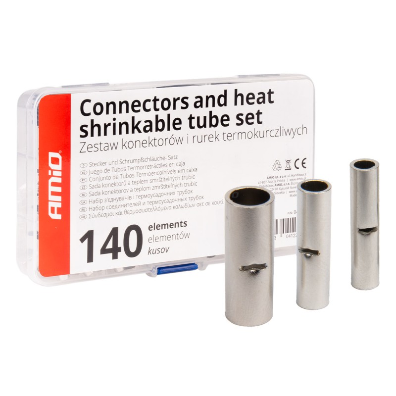 ΣΥΝΔΕΣΜΟΙ ΚΑΛΩΔΙΩΝ ΜΕΤΑΛΛΙΚΟΙ 3 ΜΕΓΕΘΗ (BN 1.25/BN 2/BN 5.5) AMIO - 160 τεμ.