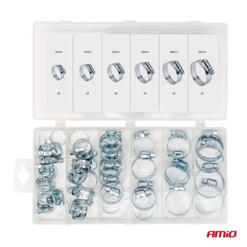 ΚΟΛΙΕΔΕΣ ΣΦΙΓΚΤΗΡΕΣ - ΔΙΑΦΟΡΑ ΜΕΓΕΘΗ ΑΤΣΑΛΙΝΟΙ AMIO - 34 τεμ.
