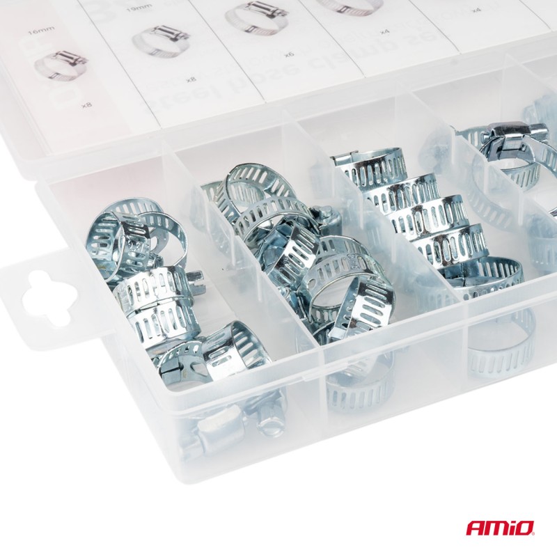 ΚΟΛΙΕΔΕΣ ΣΦΙΓΚΤΗΡΕΣ - ΔΙΑΦΟΡΑ ΜΕΓΕΘΗ ΑΤΣΑΛΙΝΟΙ AMIO - 34 τεμ.