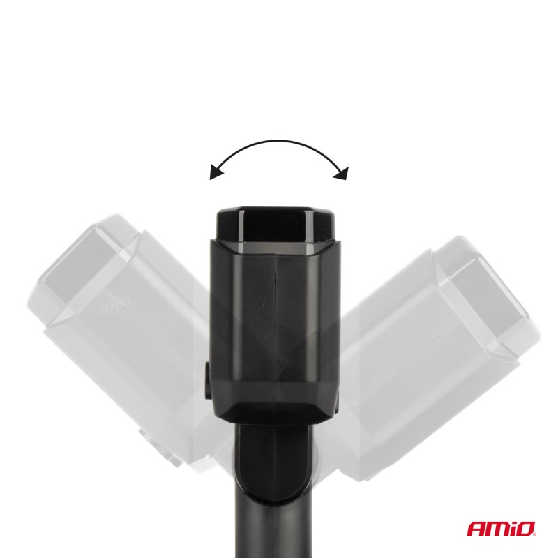 ΑΝΤΑΠΤΟΡΑΣ ΑΝΑΠΤΗΡΑ ΔΙΠΛΟΣ 12/24V ΜΕ ΒΟΛΤΟΜΕΤΡΟ ΜΕ 3 ΘΥΡΕΣ USB AMIO - 1 Τεμ.