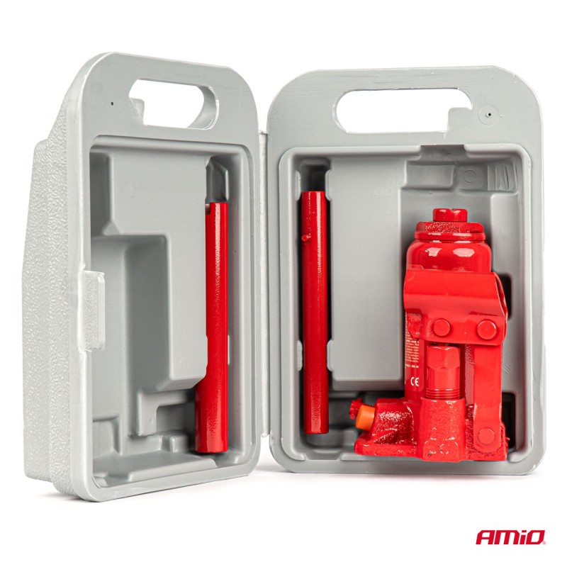 ΓΡΥΛΟΣ ΥΔΡΑΥΛΙΚΟΣ 2 ΤΟΝΩΝ (2.000kg) ΑΝΥΨΩΣΗ: 148-278mm ΜΕ ΒΑΛΙΤΣΑΚΙ AMIO - 1 τεμ.